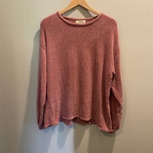 Lightweight pink sweater